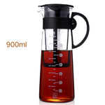 Portable Household Hot or cold Brew Dual-use filter Coffee&Tea Pot