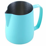 350/600ML Stainless Steel Milk Frothing Jug Pitcher Pull Flower