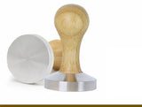 Wood Holder Whorl Flat Base Coffee